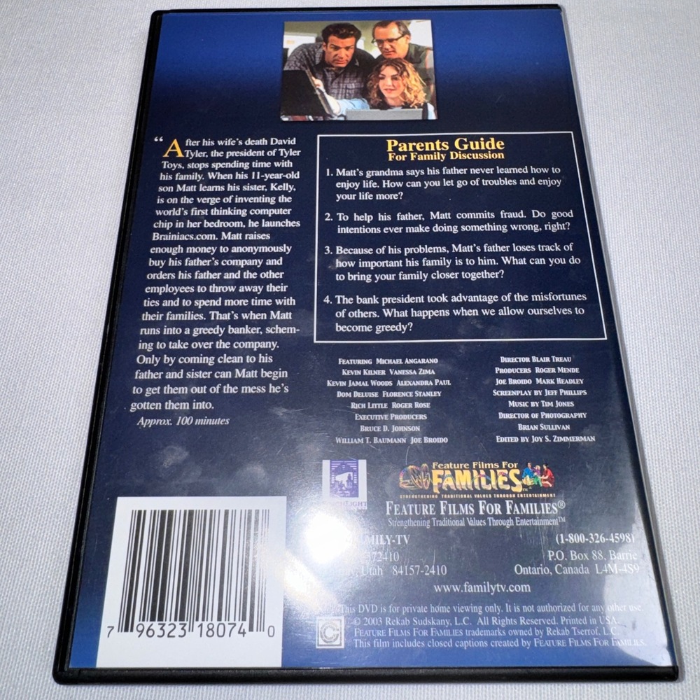 The Brainiacs.com DVD Feature Films For Families Michael Angarano Dom DeLuise - Picture 2 of 5